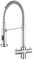 Franke Varzo Pull Out Mono Mixer Quarter Turn Twin Lever Chrome Kitchen Tap