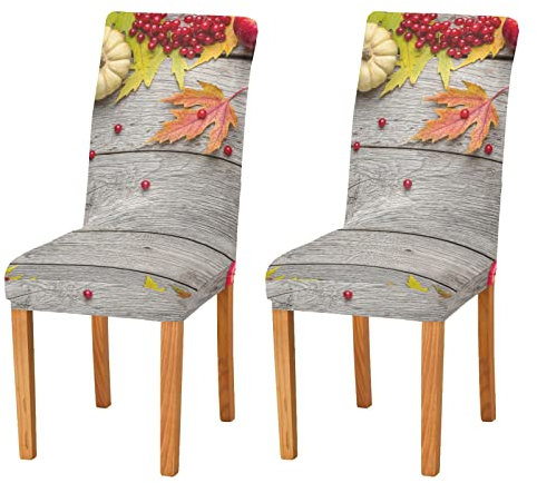 Stuhlhussen-Set für Esszimmer, dehnbar, Esszimmerstuhl, Schonbezug, Restaurant, Hotel, abnehmbar, waschbar, Küchenstuhlschutz, Abdeckung