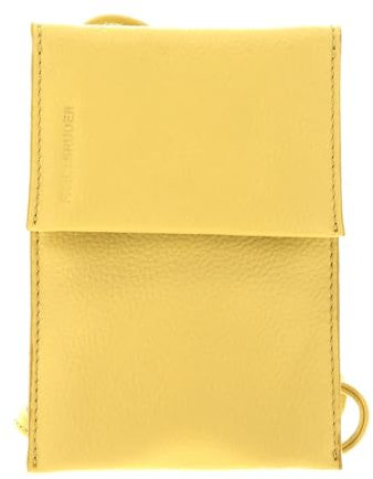 FREDsBRUDER Leder Handytasche Nastally Cellphone Bag Capri Yellow gelb