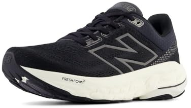 New Balance Women's Fresh Foam X 860 V14 Running Shoe, Schwarz/Phantom/Angora, 10 Wide