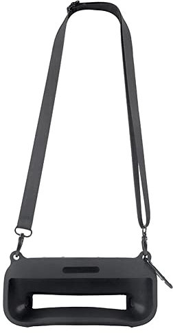 Gathukila SoundLink Flex Bluetooth-Lautsprecher aus weichem Silikon mit Schultergurt und Karabiner, Schwarz
