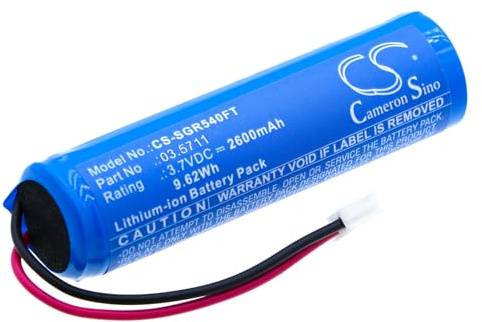 TCTK Akku 2600mAh Kompatibel mit [SCANGRIP] 03.5070, 03.540, 03.5416, MAG3 COB LED, Sunmatch, Uniform Ersetzt 03.5711