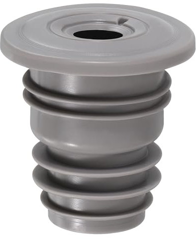 QUARKZMAN Joint d'Étanchéité pour Tuyau de Vidange, Bouchon d'Étanchéité en Silicone pour Machine à Laver, Bouchon de Vidange Anti-Odeur pour Tuyau d'Égout de 35-40mm en PVC, Gris