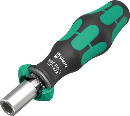 Wera 05051492001 838 RA S Bits-Handhalter mit Ratschenfunktion, 1/4, 1/4 x 102 mm