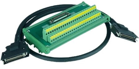 HL-SCSI-50P SCSI50 50-polige Relaisklemmen-Adapterplatine for Yaskawa/Delta/Panasonic/Mitsubishi Servo CN1 ASD-BM-50A for A2/AB (Color : SCSI50P 1m cable)