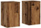 vidaXL Supports pour plantes 2 pcs vieux bois bois d'ingénierie, support de fleurs, support de pot, support pour plantes d'intérieur