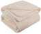 Quantum Interior by Maxland Kuscheldecke, Sofadecke, Kord-Decke, Weiche Kuscheldecke, Flanell-Sherpa, Wohndecke, Überwurf, Tagesdecke150 x 200 cm, Decke mit Streifen (Off White)