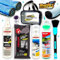Autopflege Set: Rocket Mini Gloss Bag 10-teilig - Auto Geschenkset - Einsteiger Auto Reinigungsset - Starter Pkw Putzset - klein & kompakt - Innenraumpflege - Mikrofasertücher - Autoduft