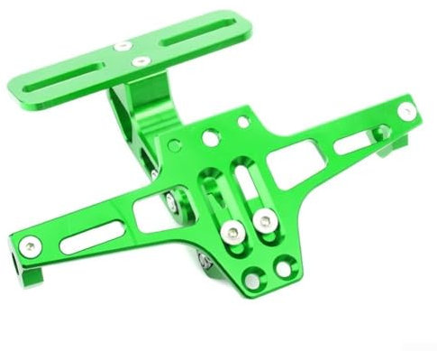 Motorrad-Kennzeichenhalterung mit schneller und einfacher Installation (grün)