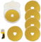 Rotary Cutter Blades for Fabric,45mm Replacement Blades 5PCS,Fits for Fiskars,OLFA,Dremel,Martelli,Truecut,DAFA,Fabric Cutting Blades Refill for Sewing Quilting Accessories Scrapbooking