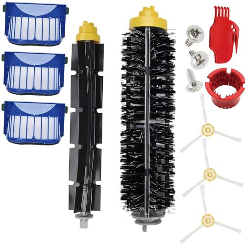 Retoo Aspirapolvere Ricambi Spazzole per Irobot Pulitore 600 Serie 605 606 615 616 620 621 625 630 631 632 650 651 670 671 676 680 681 Accessori con parti compatibili Kit Accessori