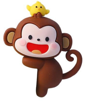 Cute Monkey Figurine - Computer Screen Decor Figure, Navigator Screen Rearview Ornaments | Car Central Control Screen Decoration, Adorable Monkey for Computer Monitor Ornaments Rearview Decoration