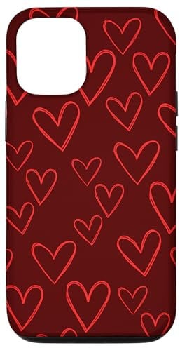 Pop Socket Happy Hearts Case for iPhone 12/12 Pro
