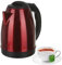 Bollitore elettrico 1,8 L 1500 W rosso in acciaio