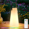 GGII LED Outdoor Lampe mit Fernbedienung Tragbare Tischlampe für Außen mit 8 Farben USB Wiederaufladbare Wasserdichtes Akku Lampe für Garten Aussen Schlafzimmer Bar Camping (B 16 X 26 CM)