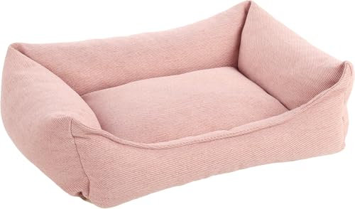 Flamingo Orthopädisches Hundebett Baldar – Rechteckig, Rosa, 65 cm | Ergonomischer & Bequemer Schlafplatz für Hunde!