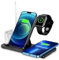 Magnetic Wireless Charger, 5 in 1 Wireless Charging Station Compatible with iPhone 16/15/14/13/12/Pro/Pro Max/Mini, for Apple Watch Ultra/9/8/7/6/SE/5/4/3/2, AirPods 3/2/Pro, Apple Pencil