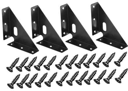 F Fityle 4pcs Heavy Duty Gusset -Gelenke Trapezi -Eckcode -Eckhalterung für Tisch