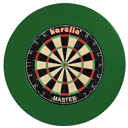 Karella einteiliger Dartboard Surround PU, Auffangring Dartscheiben, 4 Farben, Dart Umrandung, Catchring, Backboard Steeldart, Wandschutz, Auffangfeld für Dartpfeile
