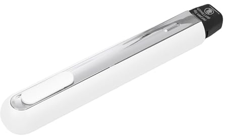 Lazmin112 Tragbarer Heißsiegelstift für Lebensmittelbeutel, Innovative Technologie, 3S-Schnellheizung Zum Löschen mit Thermodruck (WHITE)