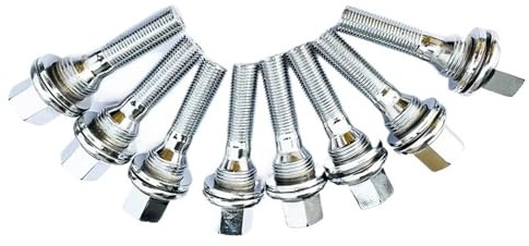 Radbolzen für Peugeot 206, 207, 208, 308, 407, 508, 1007, 17 mm, 12 x 1,25, Radbolzen, Muttern, Stehbolzen