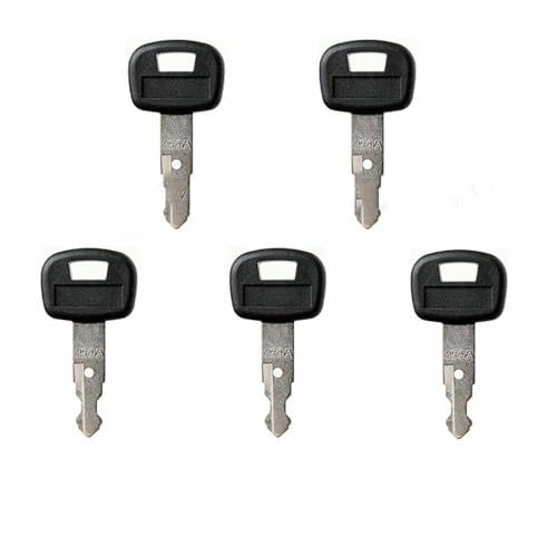 (5) 459A Convient pour Kubota Mini pelle sur chenille, clés d'allumage d'équipement lourd ELI80-0101 RC411-53933 RC461-53930