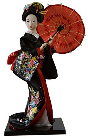 Fancy Pumpkin Japanische Puppen Geisha Mädchen Geiko Kimono Puppe Home Dekoration Kunst Sammlung, D-16