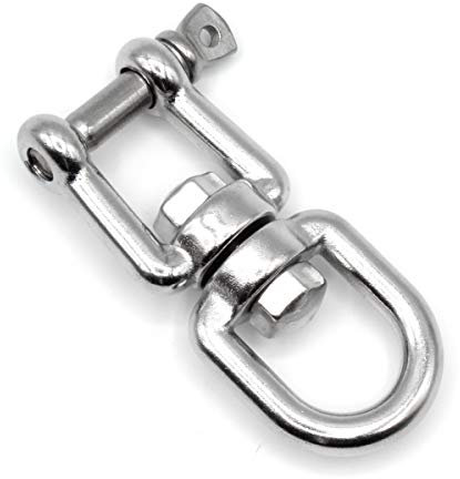 Wirbel 10mm x 118mm Auge/Gabel [1 Stück] Edelstahl V4A AISI 316 HEAVYTOOL®