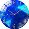 RAILONCH Leise Funk Wanduhr Funkuhr modernes Design Wanduhr Lautlos für Wohnzimmer, Küche, Büro und Schlafzimmer (A)