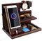 Gifts for Men Bedside Organiser Wood Phone Docking Station Dad Birthday Gifts for Him Nightstand Key Wallet Watch Stand Mens Gifts for Xmas Presents for Dad Husband Boyfriend Anniversary & Christmas