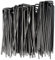 RiYii Garden Stakes,Landscape Staples,Lawn steel pins,50 Pack 611Black U-shaped Yard Stake for Securing Dog Fence Weed Fabric Control Netting Fleece Membrane Irrigation Tubing Soaker Hose