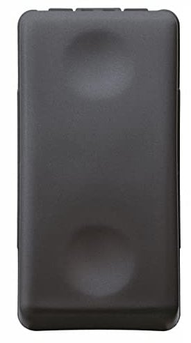 GEWISS - GW21571DY Interruttore Unipolare 250V AC, 16Ax, Neutro, 1 Modulo, System Black
