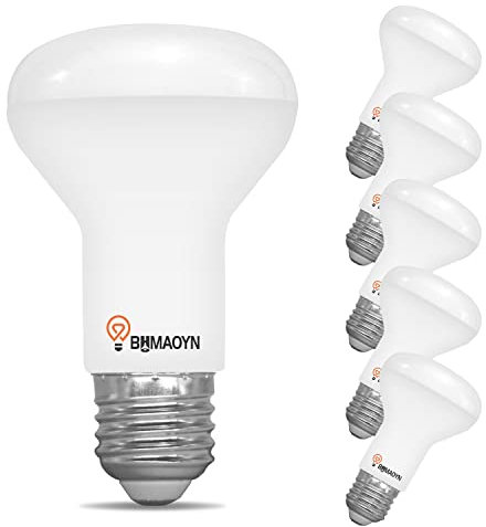 BHMAOYN CRI 85+ LED-Reflektor R63 E27 10W Warmweiß 3000K,870LM mit 120° Abstrahlwinkel, Ersatz Halogenstrahler E27 75W,AC230V,R63 LED Reflektorlampen Für Deckenstrahler,Nicht Dimmbar,6er-Set