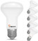 BHMAOYN CRI 85+ LED-Reflektor R63 E27 10W Warmweiß 3000K,870LM mit 120° Abstrahlwinkel, Ersatz Halogenstrahler E27 75W,AC230V,R63 LED Reflektorlampen Für Deckenstrahler,Nicht Dimmbar,6er-Set