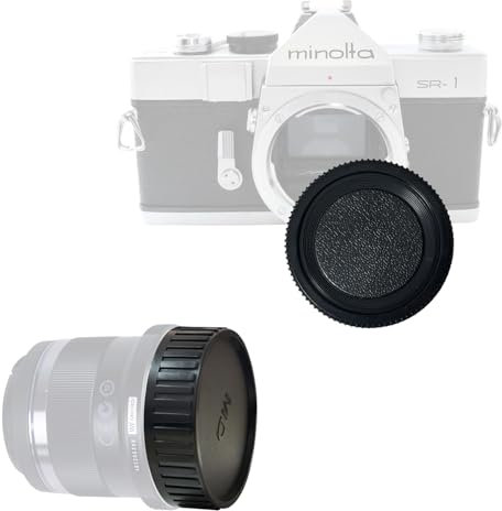 MD Corpo e copriobiettivo posteriore, compatibile con Minolta Rokkor (SR/MD/MC) Minolta X-300; XE-7; XD-11 e Lens MD Rokkor 50/1.4; 50/1.7 MC PF; 50/1.4 MC PG; 50/2 MC PF