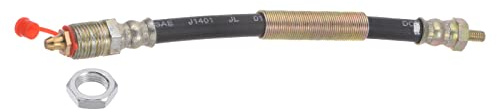 sourcing map M6 x 1 mm Gewinde, 20 cm Länge, flexibler Verlängerungs-Fettschlauch mit Befestigungs-Sechskantschraube, Mutter für Fettpresse, Schmierung