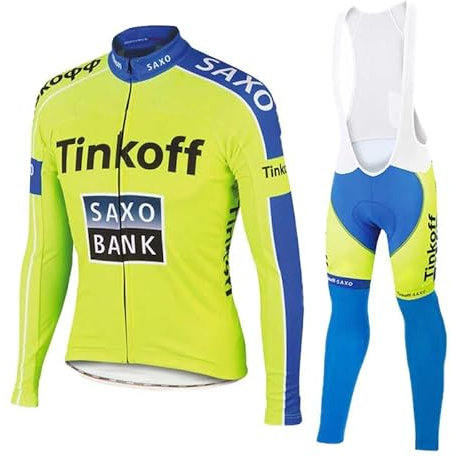assocauicy Radtrikot Herren Langarm Set,Fahrradtrikot Herren Winter Herbst WäRmend,Rennrad Trikot Geeignet FüR Outdoor-Radfahren