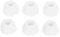 3 Pares de Puntas de Repuesto para Buds 2 SM-R177 Inalámbricos Bluetooth Auriculares, Puntas de Silicona para Buds 2 Auriculares, Tamaños S/M/L (Blanco)