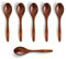 6 Pezzi Cucchiaini di Legno Piccoli, 14,5 cm, Cucchiai, Legno Naturale, Lucidati a Mano, per Cioccolata Calda, Miele, Caffè, tè, Cucchiai Naturali, Cucchiai di Legno per La Casa, Cucina, Ristorante