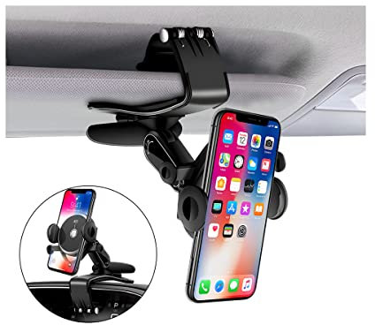 Adunsiaoto Handyhalterung Auto, Universeller Handyhalter für Armaturenbrett, Handyhalterung Auto an Auto-Dashboard, 360° Verstellbar Klappbarer Autotelefonhalter