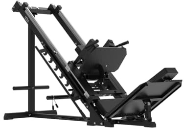 Bad Company Hackenschmidt Beinpresse 45 Grad schwarz I Hackenschmidt Maschine Beinpresse für Zuhause Muskelaufbau kompatibel mit Hantelscheiben 30 mm und/oder 50 mm I BCA-150/B