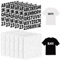 612 Pcs Iron on Letters and Numbers for Clothing, 2 Inch Iron on Vinyl Letters, 12 Sheets Heat Transfer Alphabet Name Sticker for Clothing Sports T-Shirt Uniform DIY