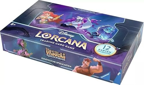 Lorcana: Ursulas Rückkehr - Display Box mit 24 Booster Packs - DEUTSCH - Sammelkarten NEU & OVP