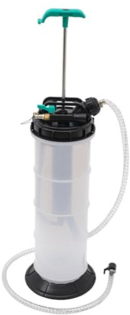 gegeweeret Pompa di aspirazione dell'olio manuale, 7 l, pompa di aspirazione pneumatica, per l'aspirazione di olio lubrificante, olio per cambio automatico, refrigerante, liquido dei freni, acqua