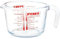 AMK® Classic Measuring Jug 1.0L Super Heat Resistant Oven & Microwave Safe Stainproof Graduated Measure Lines Dishwasher Safe