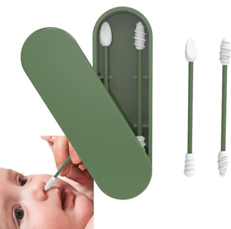 Tamponi di cotone in silicone riutilizzabili tamponi di cotone ecologici tamponi di cotone senza BPA morbido struccante tamponi di cotone lavabili tamponi di cotone sicuri per bambini ultra morbidi