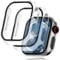 Seltureone 2 Stück Hülle für Apple Watch Series 9/8/7 45mm Schutzhülle mit Displayschutz, Hard PC 360° Rundum Anti Kratz Anti Staub Ultradünne Schutzhülle - Transparent