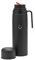 BALIBETOV Vacuum Flask for Mate - Insulated with Double Stainless Steel Wall - BPA Free - Specially Designed for Use with Mate Cup or Mate Gourd (Wood, 1L) (Black)