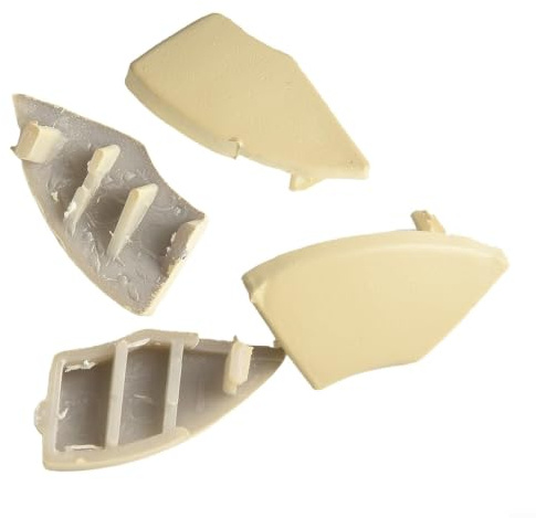 HavenDomicile 4PCS For Fiat 500 Radio Cd Button Buttons Beige Trim Cover Removal, Specifically Engineered For 500 Radio Models From 2008