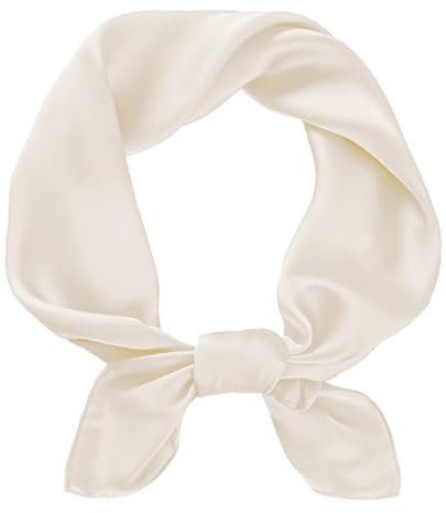 BSBUY Bandana Herren Damen Premium Halstuch Kopftuch Unisex Tuch Bindetuch Bandana Taschentuch Quadratischer Halstuch Elegante Schal Tuch Vielseitiges Kopftuch in Einfarbig Unicolor (Beige,70x70cm)